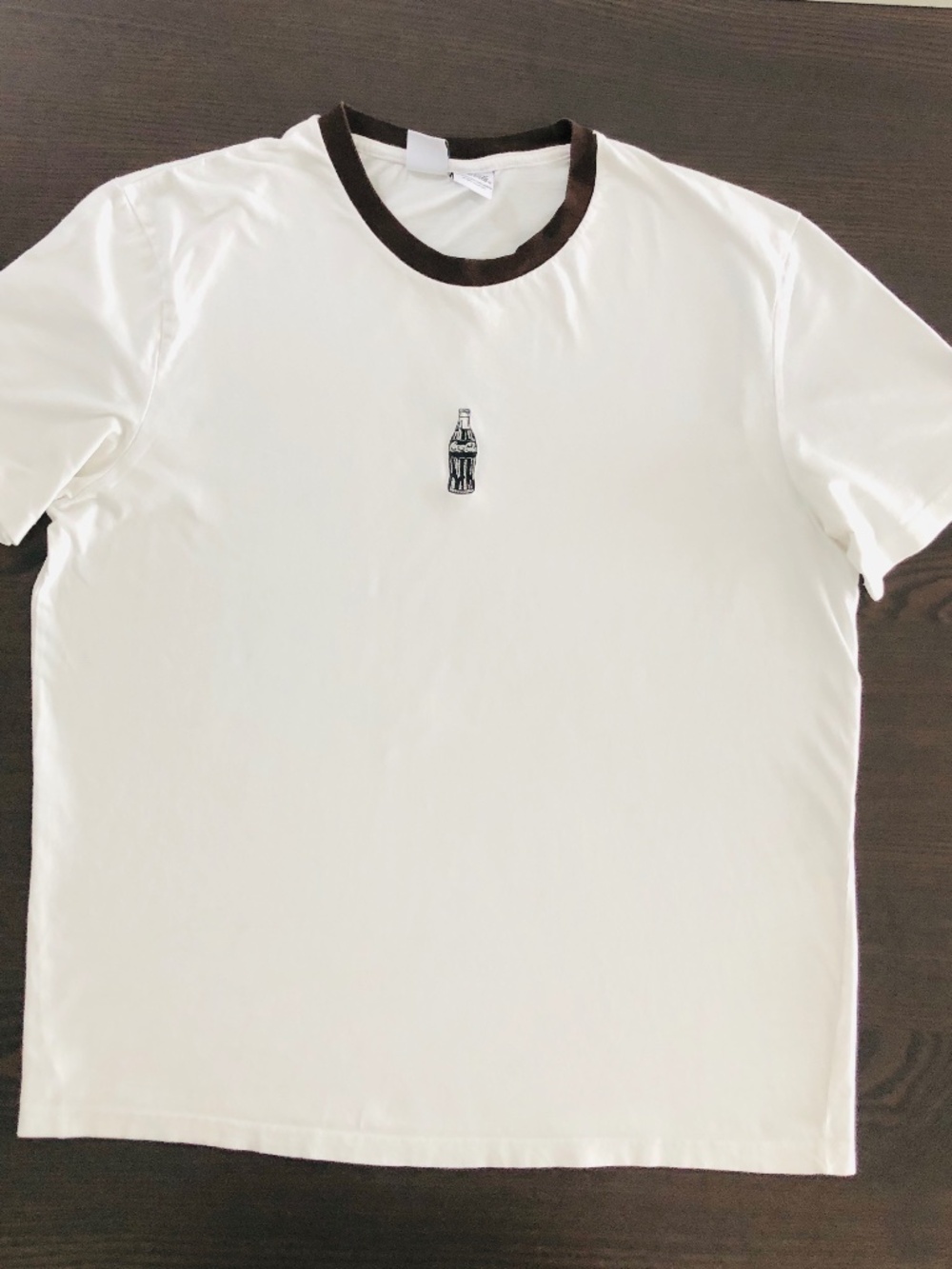 Coca-Cola Ringer T-Shirt Size L